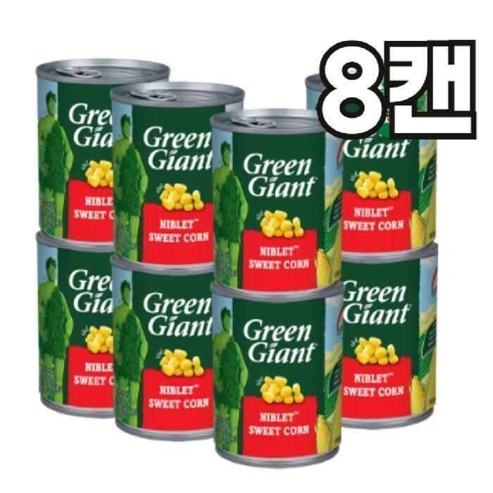 그린자이언트 니블렛 스위트콘 195g X 8캔 옥수수 스위트콘 (38561686)