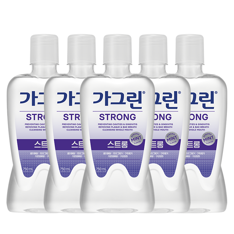 가그린 구강청결제 스트롱 750ml 6개