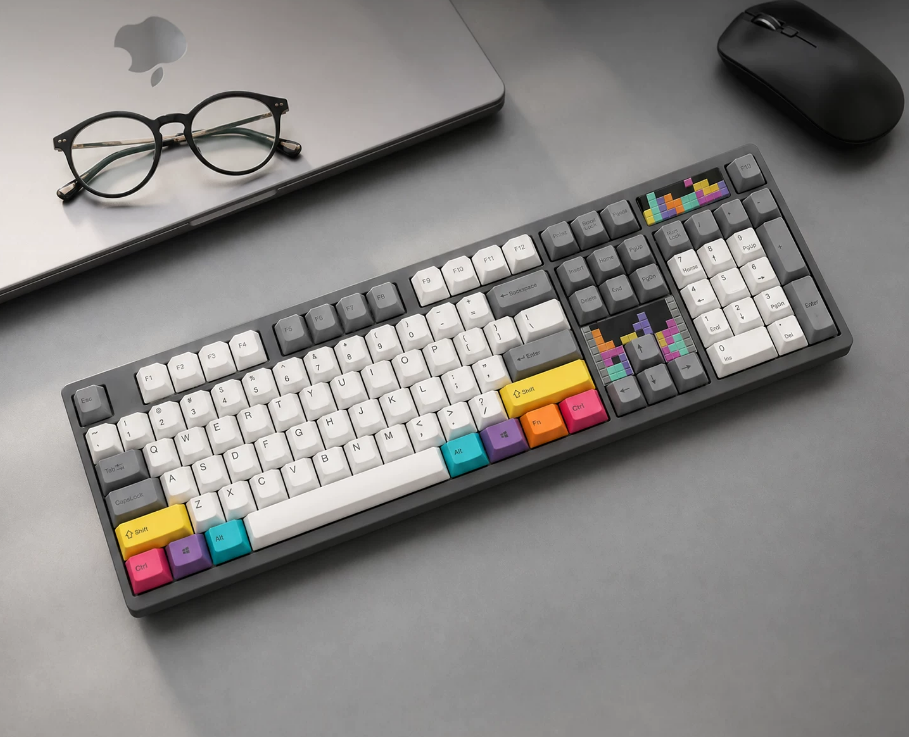 [해외] 바밀로 VARMILO VA100 CMYK 무선 기계식 키보드 3모드 핫스왑 RGB 가스켓 키보드