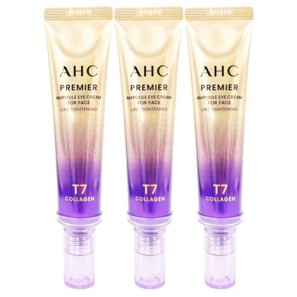 AHC 아이크림 프리미어 앰플 아이크림 포 페이스 라인 타이트닝 40ml x3개
