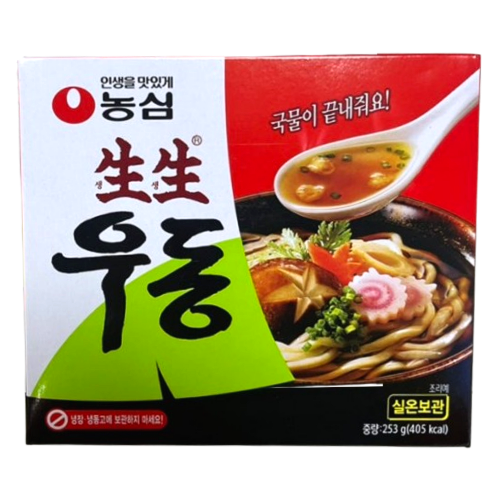 농심 생생 우동 253g x 12개