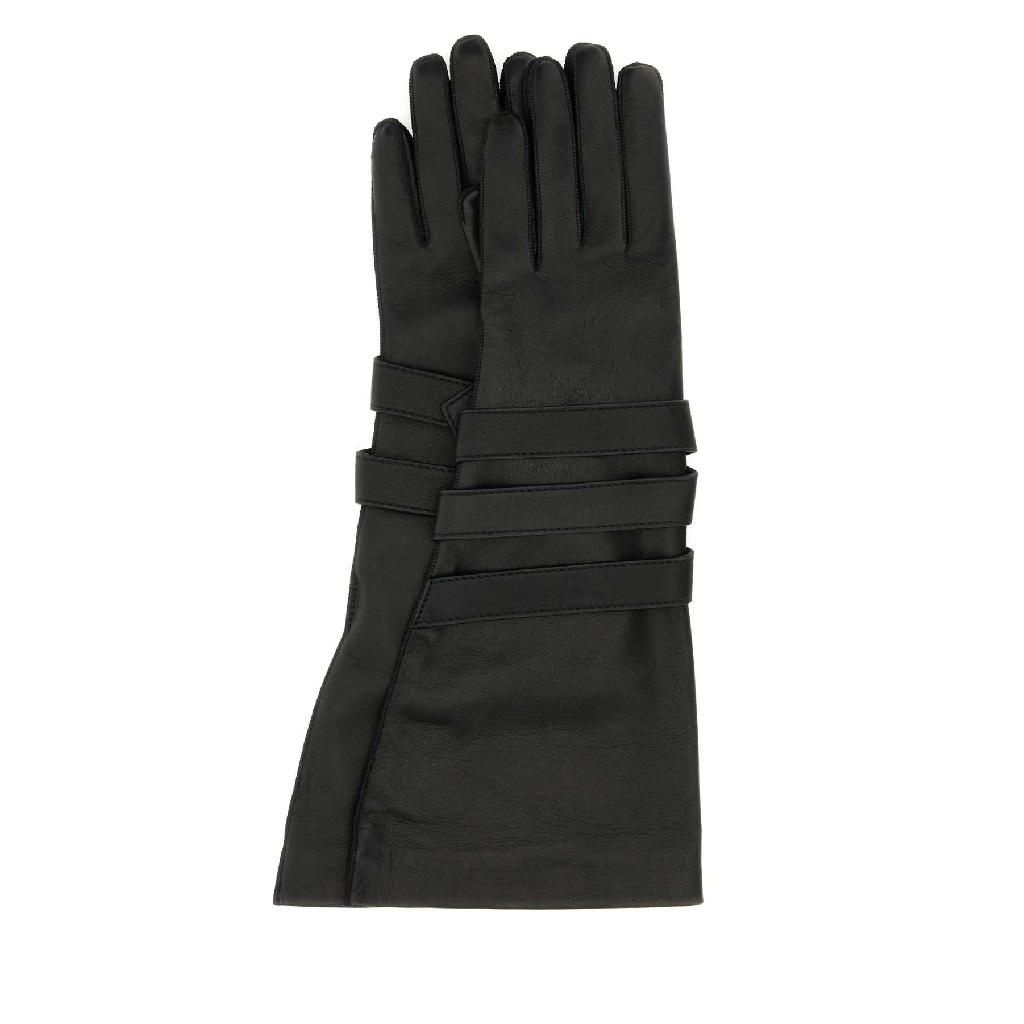 생로랑 [해외] 생로랑 24SS 생로랑 블랙 레더 gloves 7928033YP861000 TP575482385