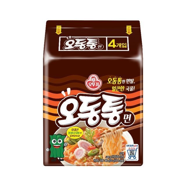 오뚜기 오동통면 32봉 얼큰한맛 봉지면 박스라면