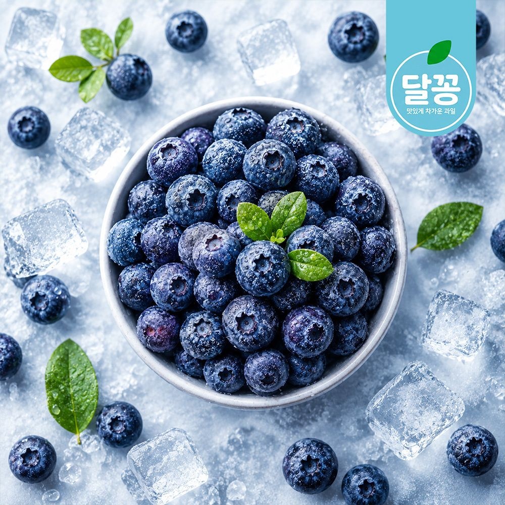 [온누리7%혜택][달꽁] IQF 급속 냉동 미국산 블루베리 1kg 2봉