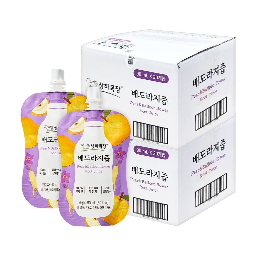 상하목장 배도라지즙 90ml 40팩/80팩