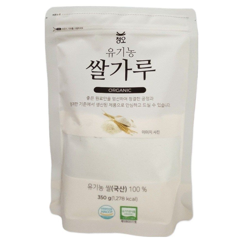 청오건강 유기농 쌀가루 350g 1개