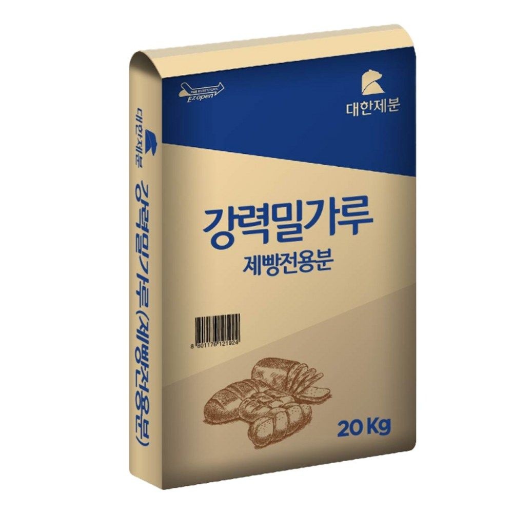 대한제분 강력밀가루 제빵전용분 20kg 1개