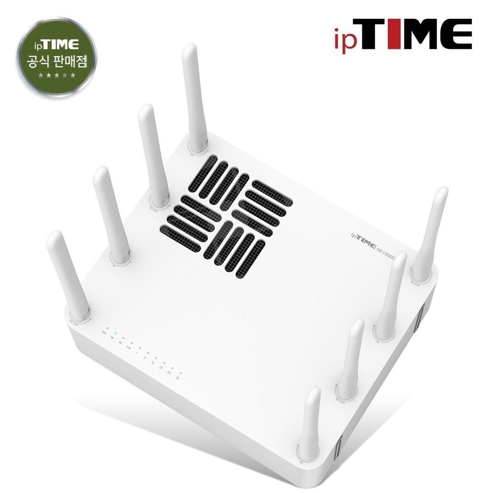 아이피타임 ipTIME BE19000QCA 유무선공유기 4포트 Wi-Fi7 / 주말영업 / 강변역 방문수령 가능, 퀵가능