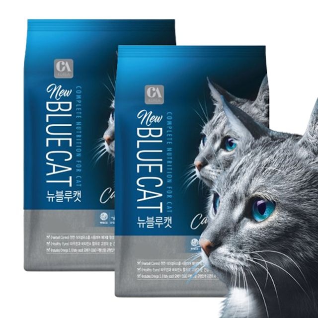 제일사료 CA코리아 뉴블루캣 7kg X 2개 길고양이사료 길냥이사료 고양이밥