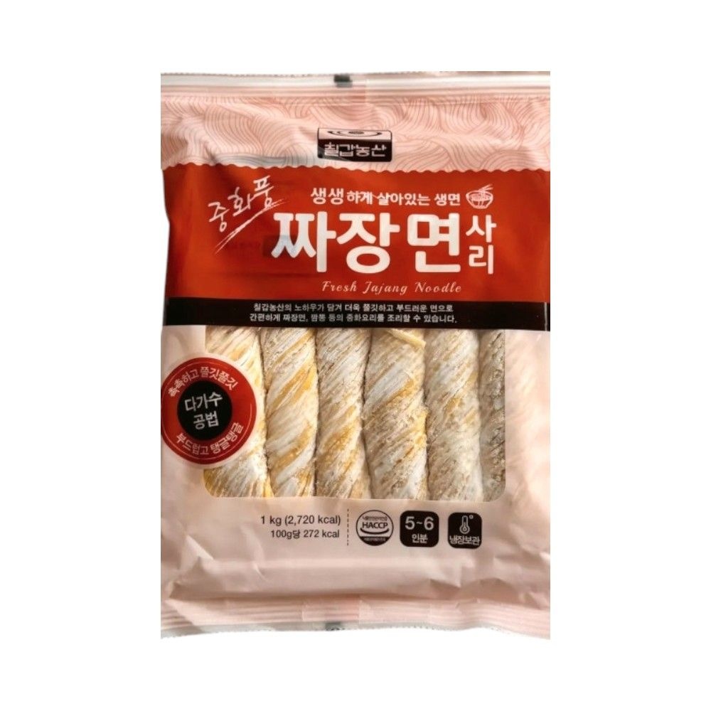 칠갑농산 칠갑 중화풍 짜장면사리 1kg 5개