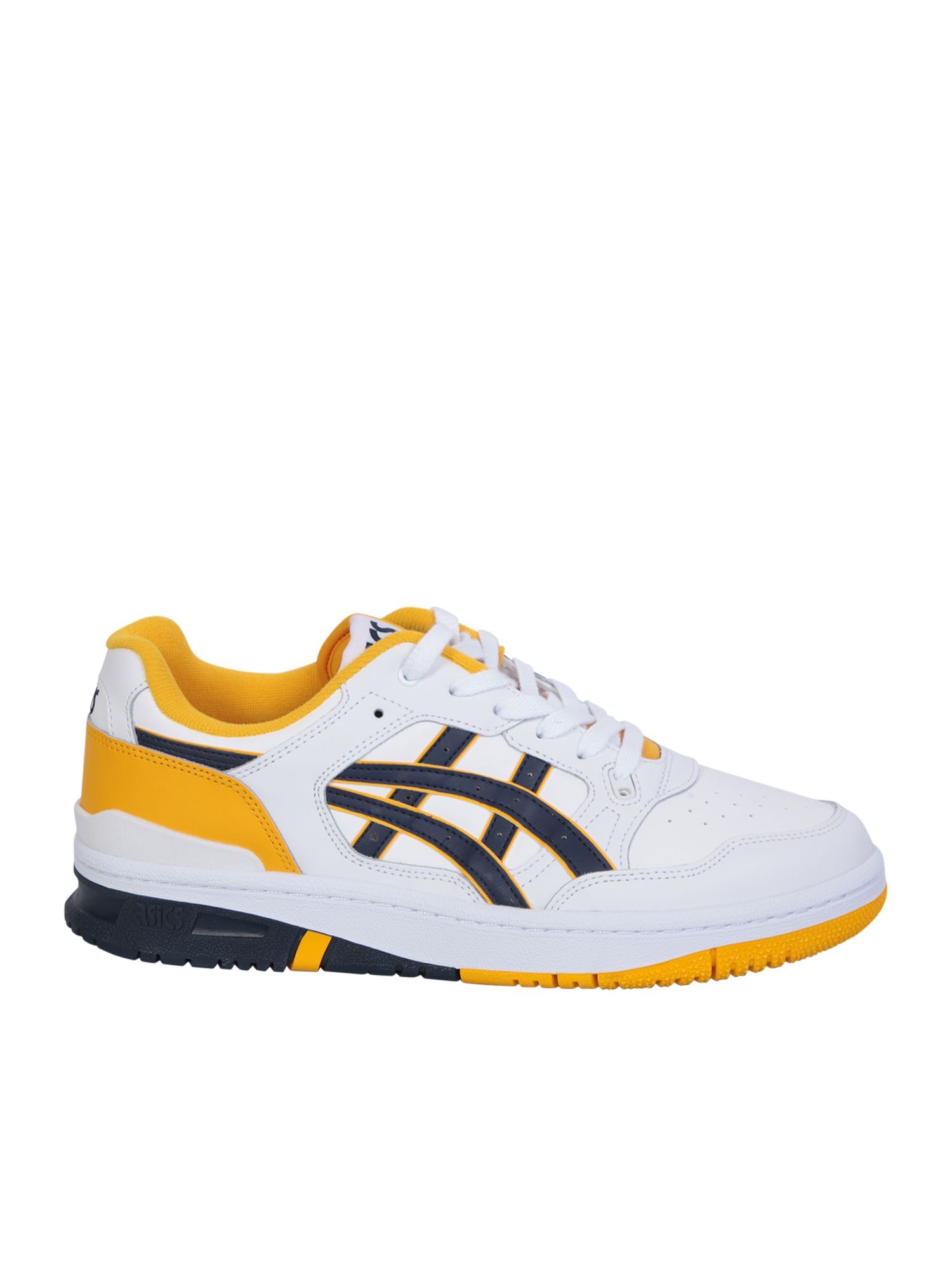 아식스 23SS Asics 화이트 앤 블루 EX89 스니커즈 by Asisc; the br앤s ideals focus on ensuring a healthy lifestyle through its 슈즈 1201A4761