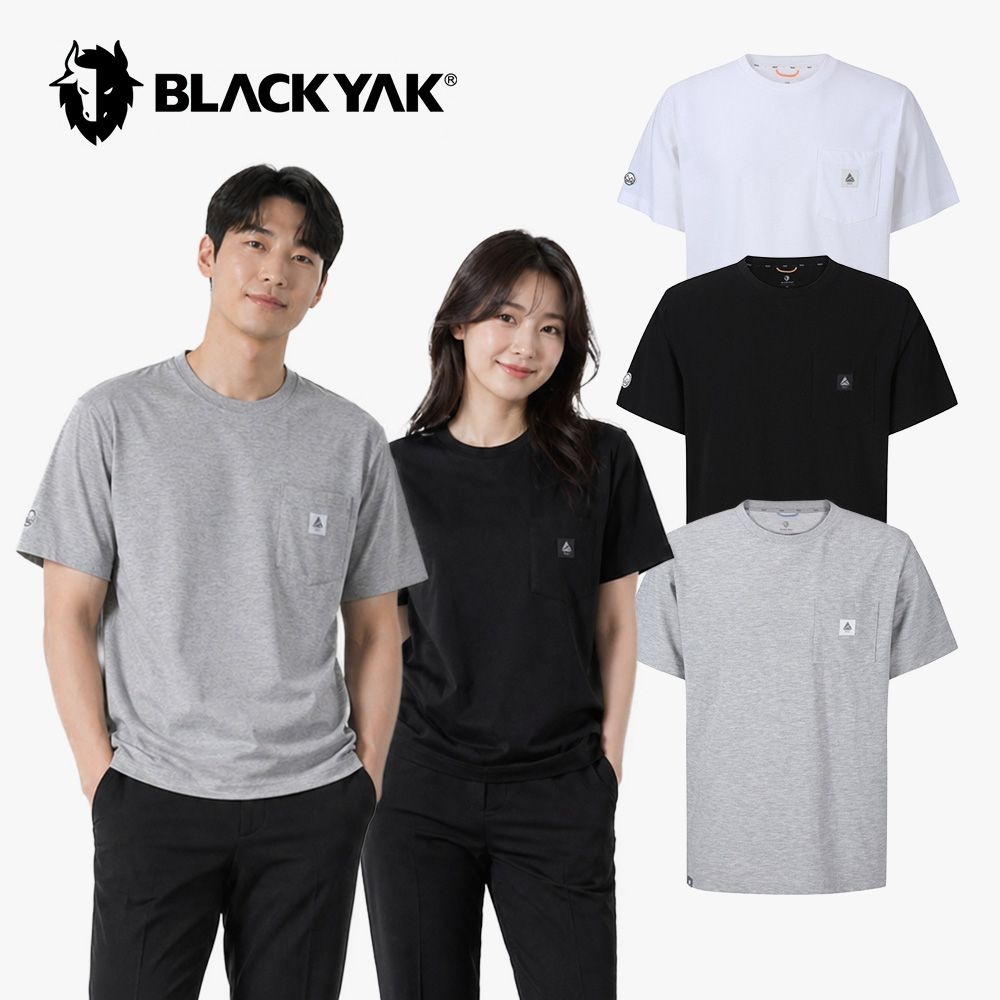 [롯데온]블랙야크 데일리 클라이밍 레터링 반팔티 (19,720원/3,000원)