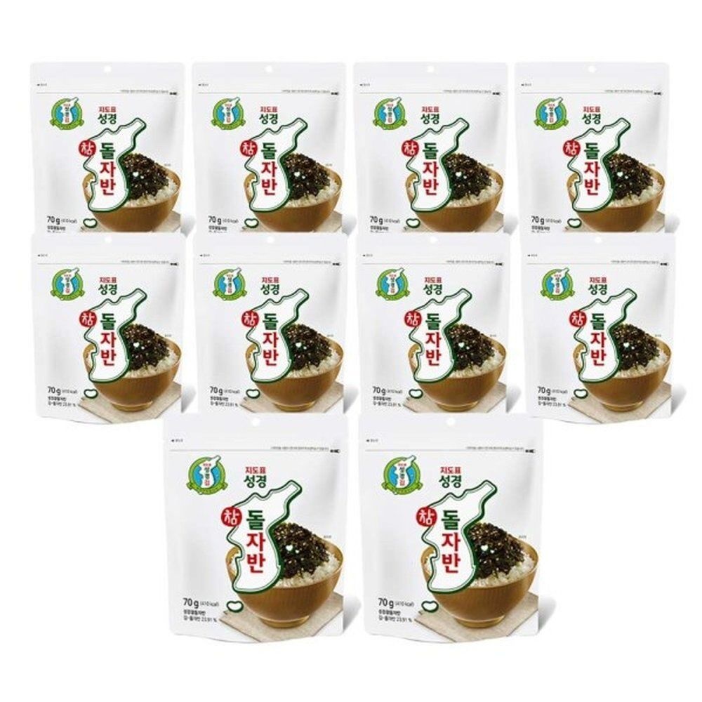 성경김 참돌자반 70g x 10개