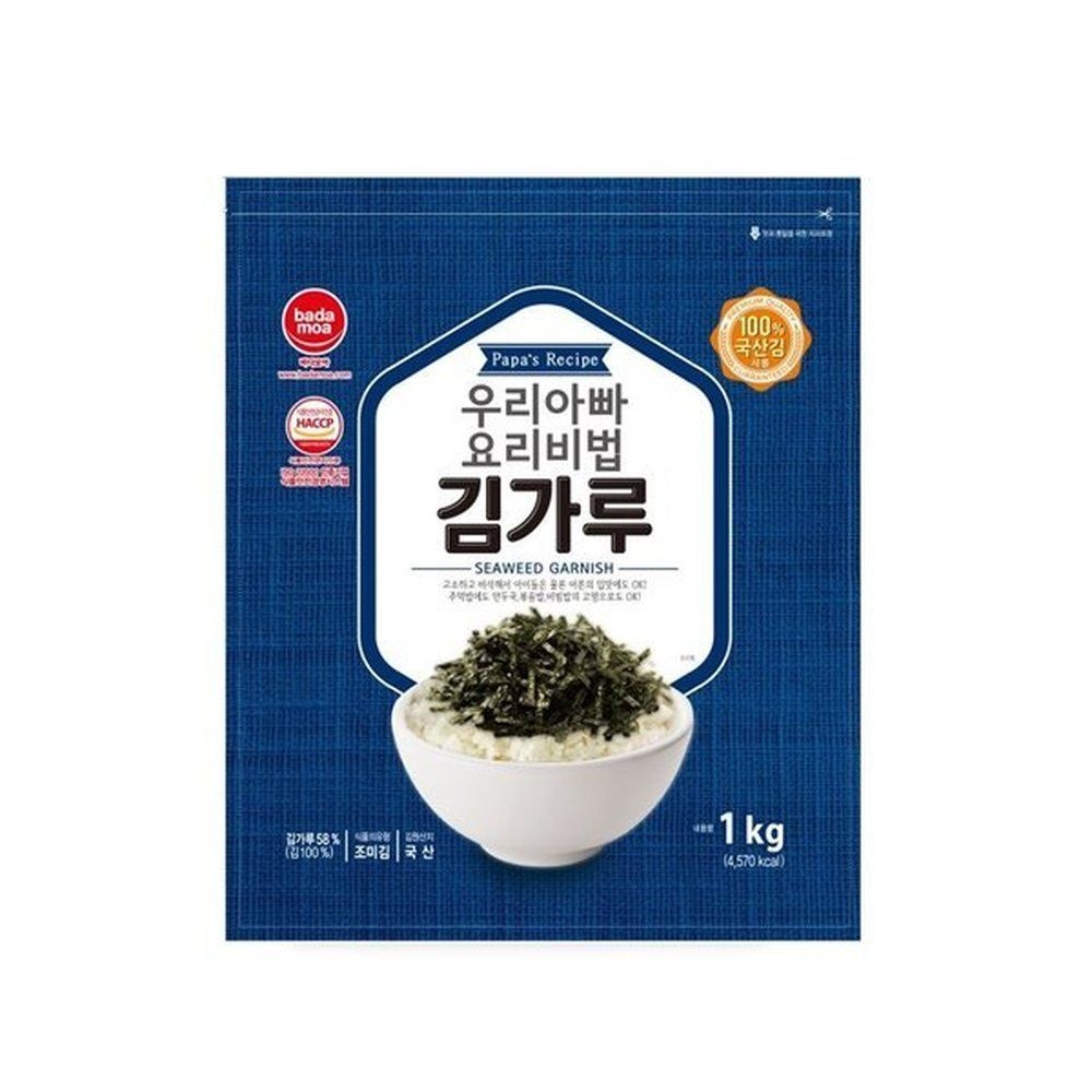 김가루 우리아빠 요리비법 김가루 1KG 1개