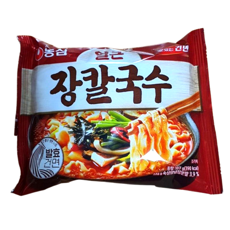 농심 얼큰 장칼국수 103g x 16개