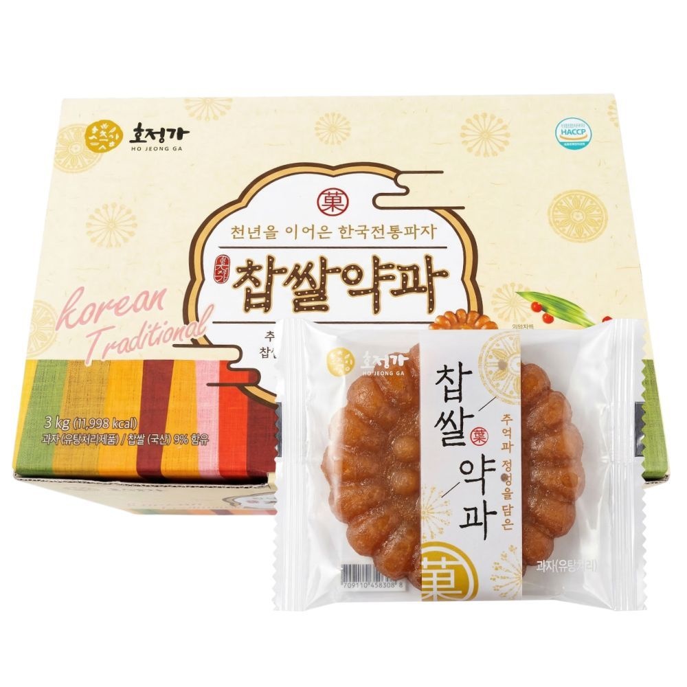 호정가 찹쌀약과세트 3KG (약 80입)