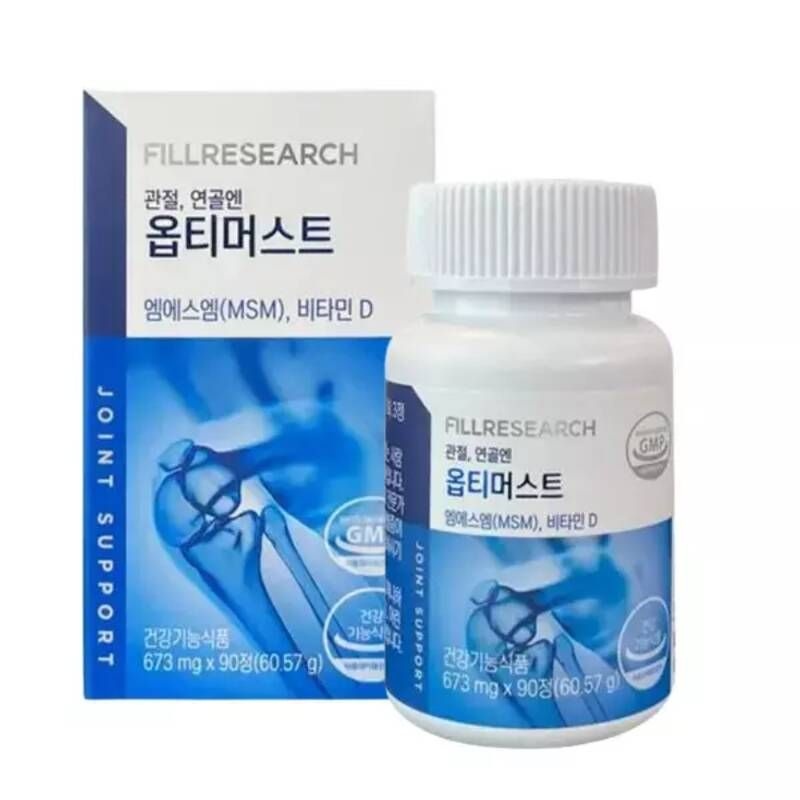 UnKnown 필리서치 관절 연골엔 옵티머스트 90정 [1개월분] 영양제건강기능식품