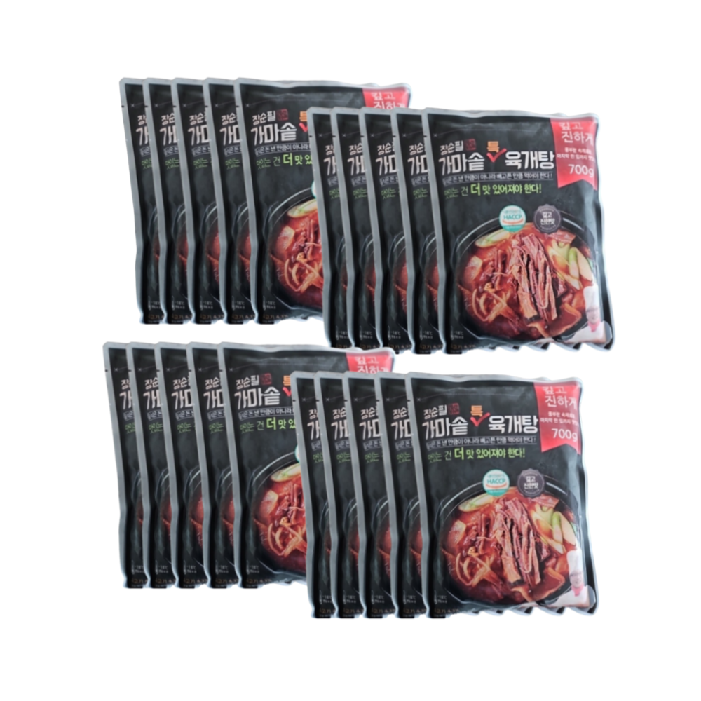 장순필 가마솥 육개장 특육개탕  700g 20봉