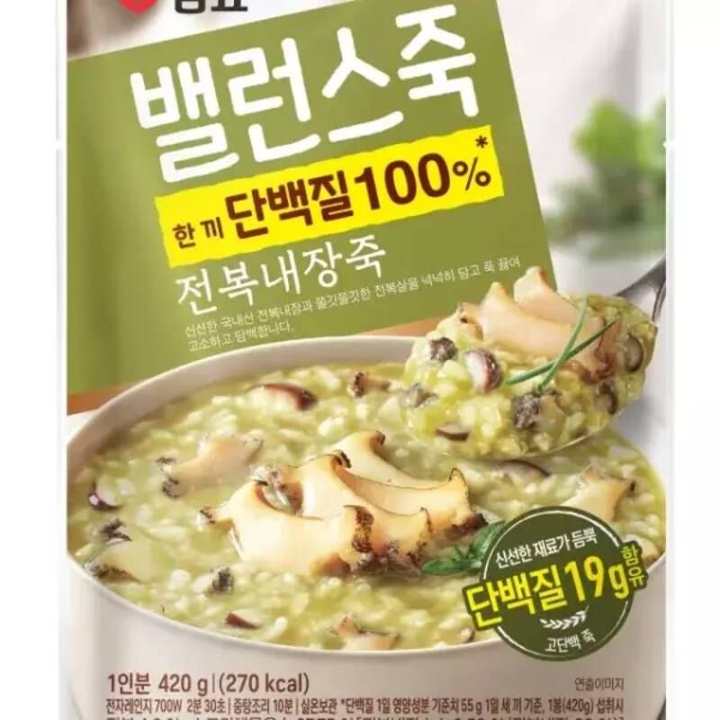 샘표 밸런스죽 전복내장죽 420g 6개