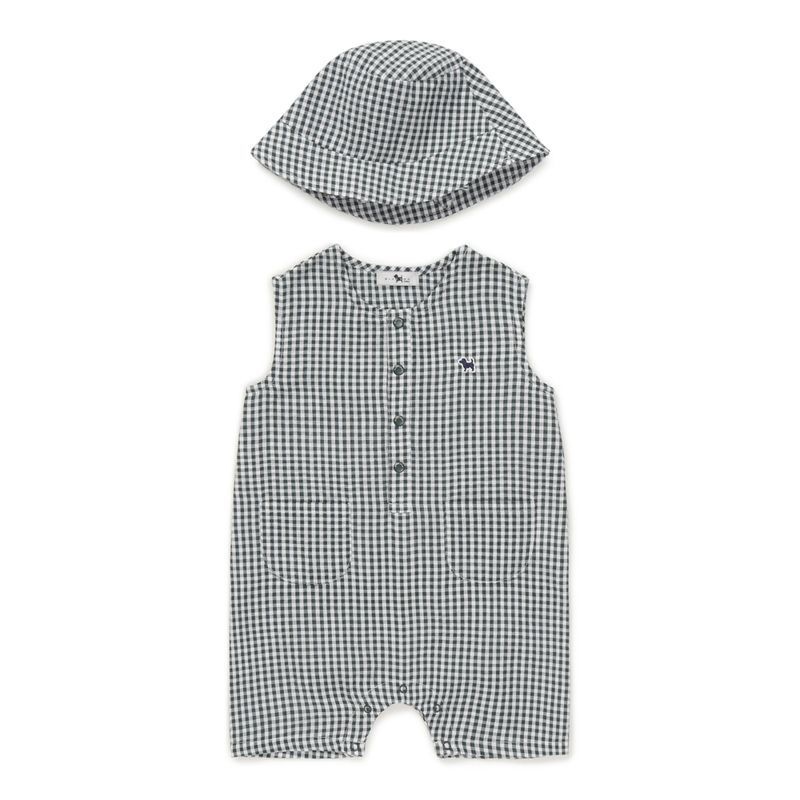 BLUEDOGBABY 매장정품 BLUEDOGBABY 큐트 시어서커 우주복 (46313-601-09)