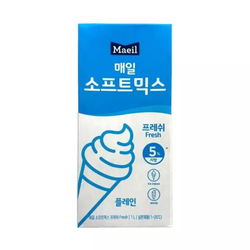 매일 소프트믹스 프레쉬 유지방 5% 1L 아이스크림 원액