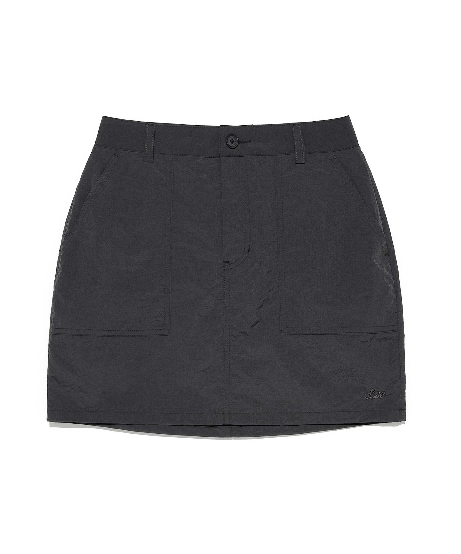 와이시리즈 리 LEE 우먼 포켓 미니 스커트 차콜 3941360 LE2402SR04CH