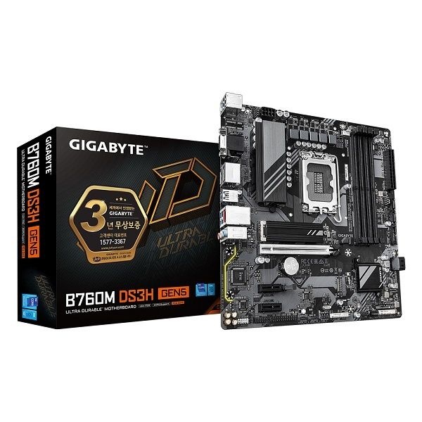 GIGABYTE B760M DS3H GEN5 제이씨현 인텔B760M-ATX 4044833