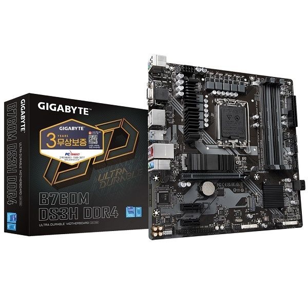 GIGABYTE B760M DS3H D4 피씨디렉트 인텔B760M-ATX 4044837
