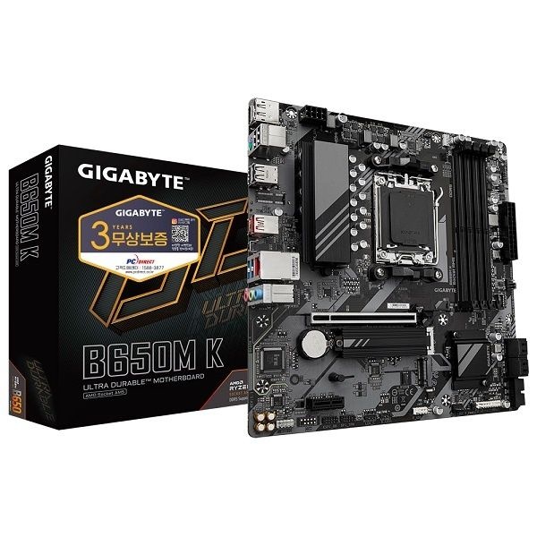 UnKnown GIGABYTE B650M K 피씨디렉트 A B650M-ATX 박스 4044971
