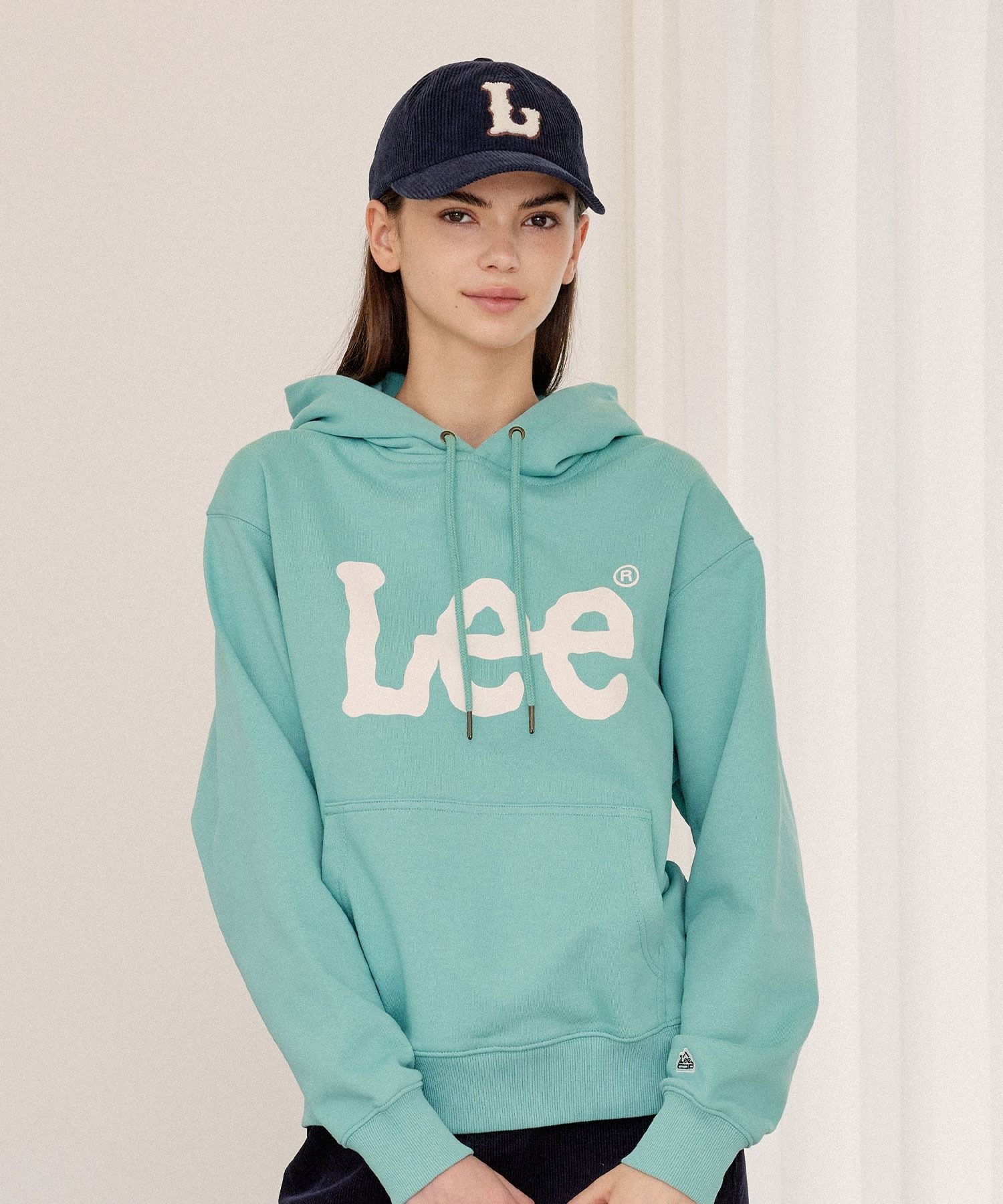 와이시리즈 리 LEE 심볼 로고 아플리케 볼캡 네이비 5327437 LE2503CA04NA