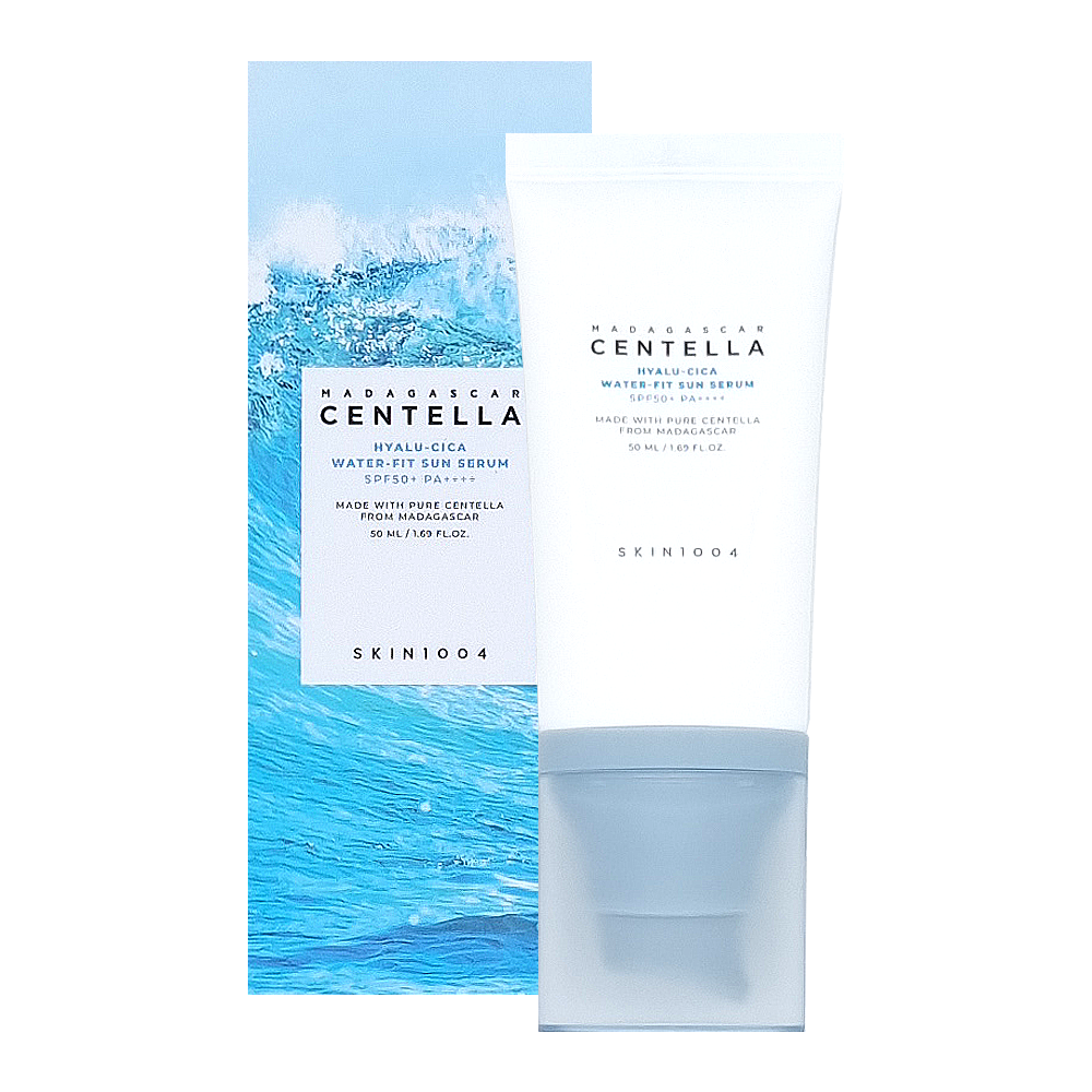 [오늘출발] 스킨천사 마다가스카르 센텔라 히알루 시카 워터 핏 선 세럼 50ml 순한 수분선크림