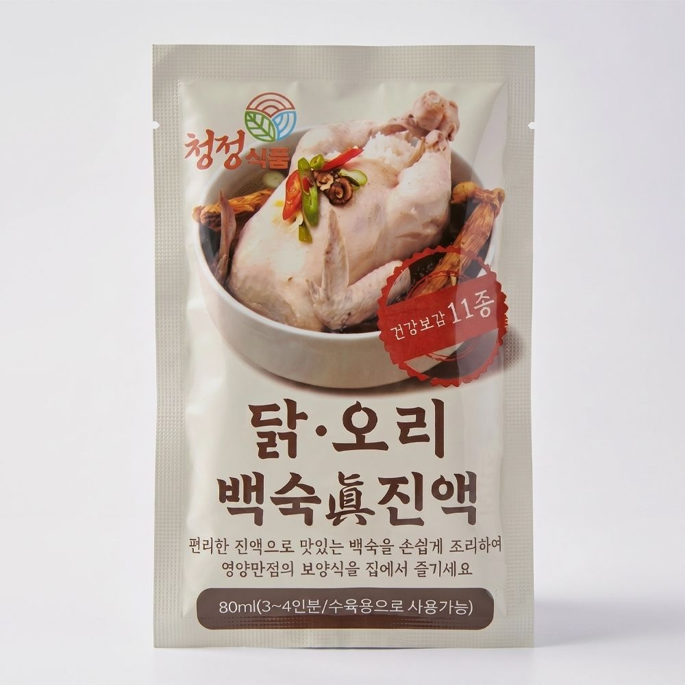 [온누리상품] 닭 오리 백숙 진액 80ml 보양식 몸보신 복날