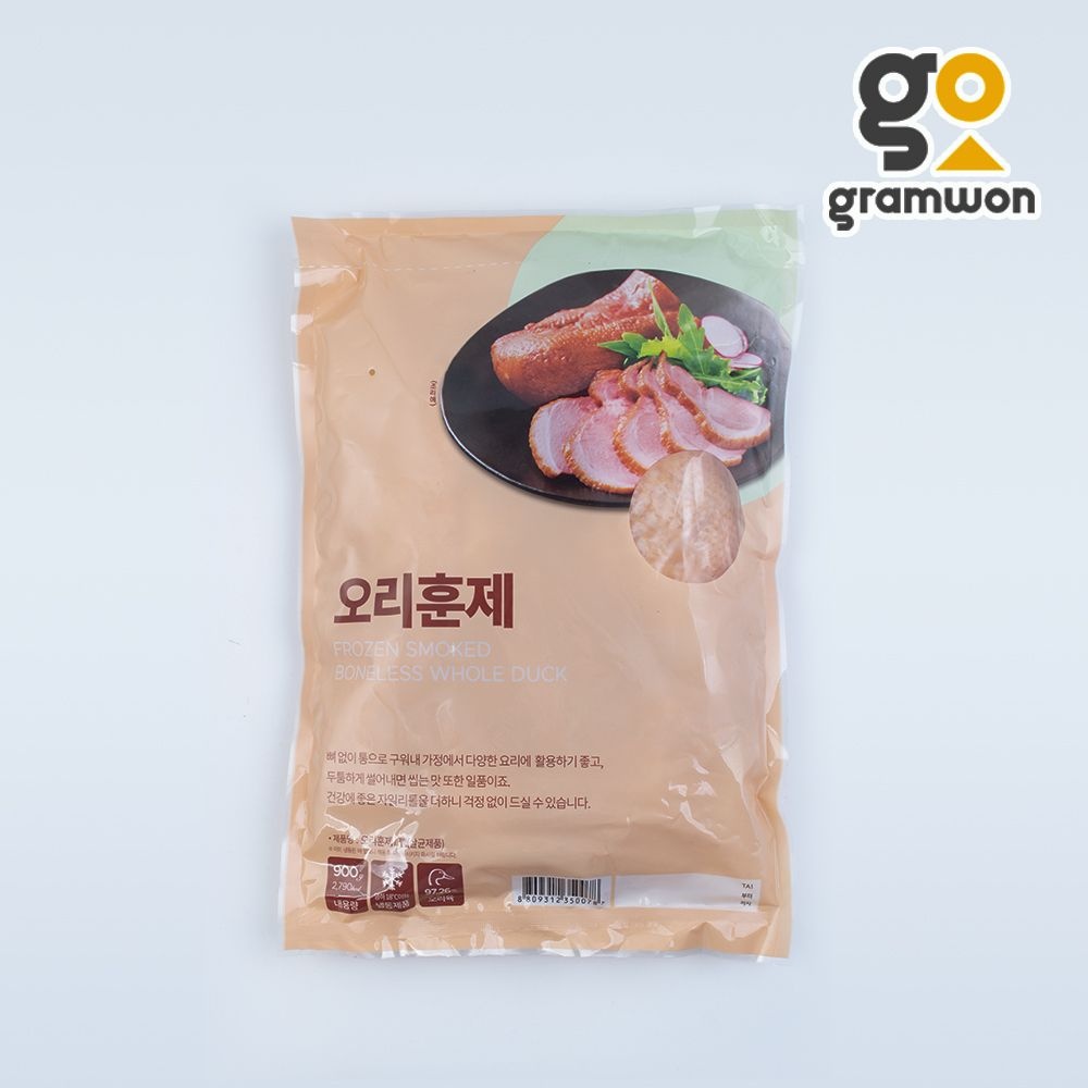 [오늘출발] 그램원 통 훈제 오리 완포 900g 오리고기