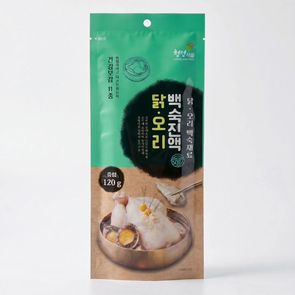 [온누리상품] 닭 오리 백숙 진액 + 엄나무 세트 120g 삼계탕 보양식 몸보신 복날