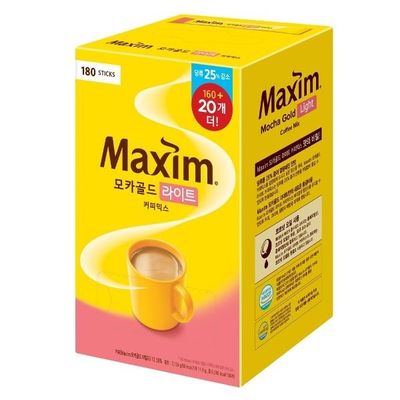 맥심 모카골드 라이트 커피믹스 180T(160T+20T)
