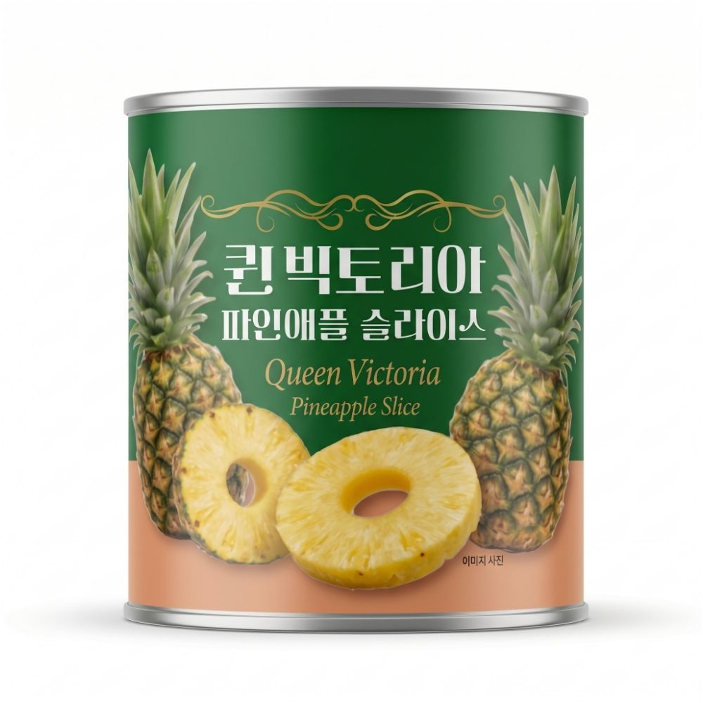 [오늘출발] 퀸빅토리아 파인애플캔 슬라이스 통조림 3kg/대용량 통조림