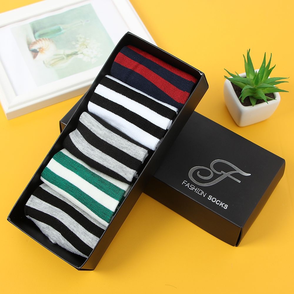 Nanjing Evertop Textile Co., Ltd./(주)Tree 하엘 스토어 스트라이프 남성용 발목 양말 5켤레세트
