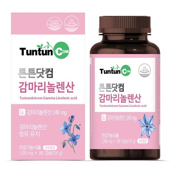 튼튼닷컴 [하프클럽]튼튼닷컴 감마리놀렌산 (6개월분) / GLA 240 mg (보라지유) 함유