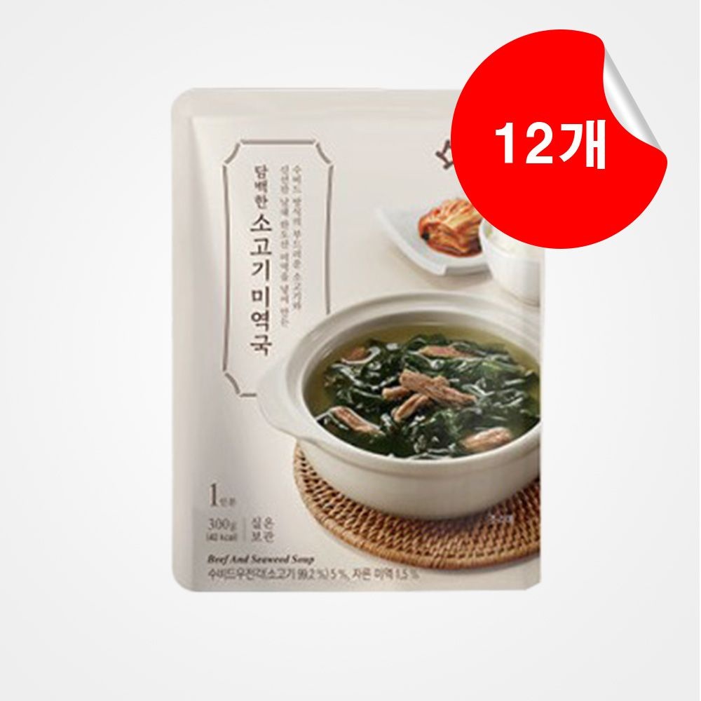 아워홈 [아워홈] 소고기 미역국 300g 12개