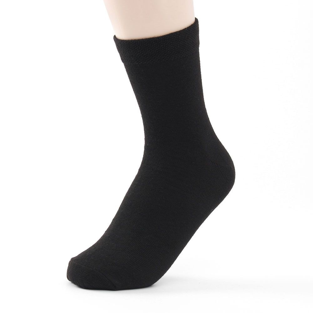 Nanjing Evertop Textile Co., Ltd. / (주)Tree 하엘 스토어 깔끔 무지 남성 중목양말 10켤레세트(블랙)
