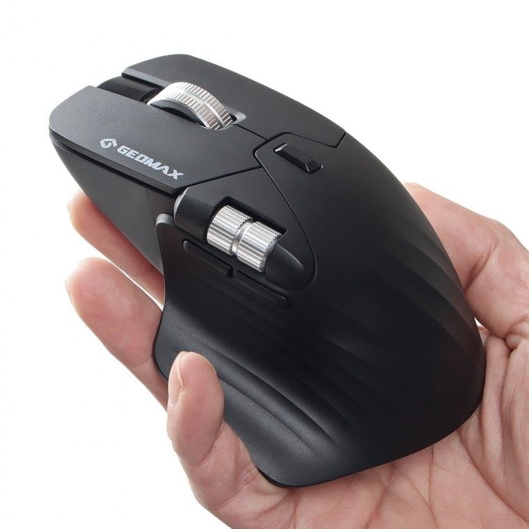 GEOMAX 무한휠 무선 이음전산 블루투스 마우스 버티컬 GM-MX1100