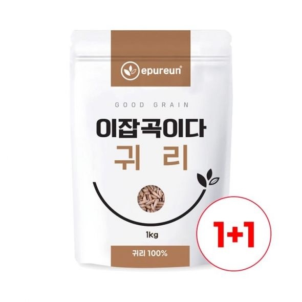 [온누리7%혜택][26년잡곡]국내산 귀리1kg+1kg미곡 (귀리 1kgX2봉)