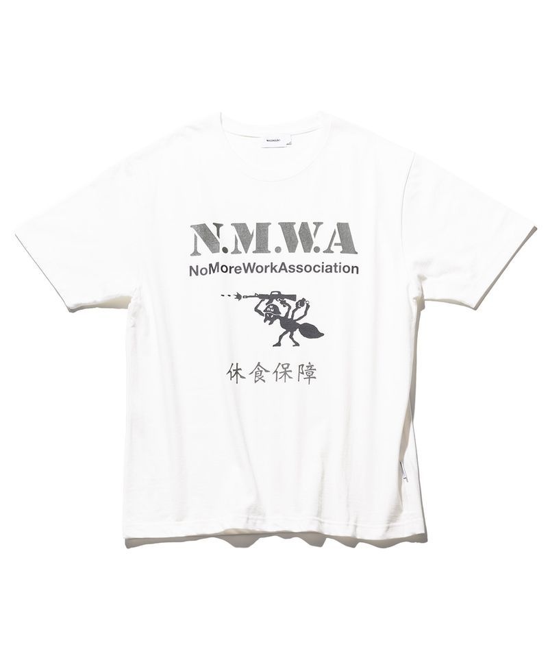 MASSNOUN <매장정품> 매스노운 MASSNOUN [16수] N.M.W.A 반팔티 티셔츠 MSHTS011-WT 309089