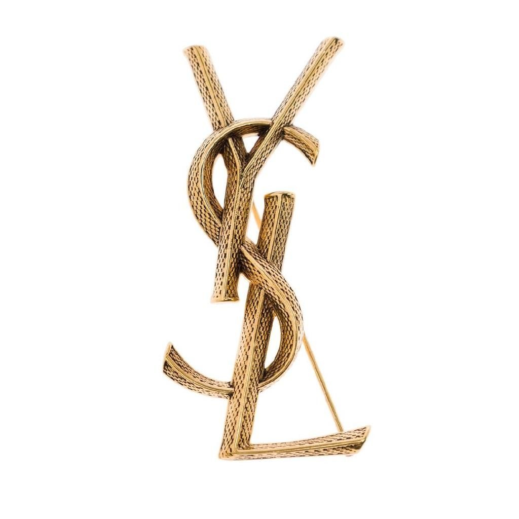[해외] 생로랑 SAINT LAURENT 생로랑 골드 브로치 700582Y15008204