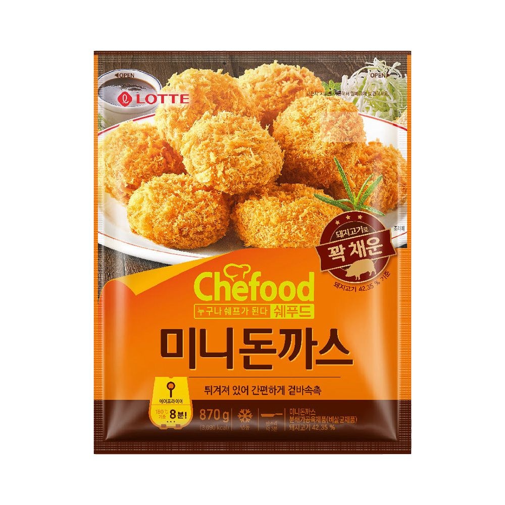퍼스트APP더블데이쉐푸드 미니돈까스 870g