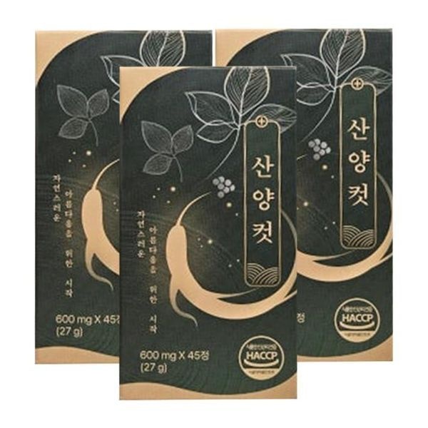 [하프클럽]산양컷 산양삼 산양커트 산양컷 600mg x 45정 / 3박스 / DY
