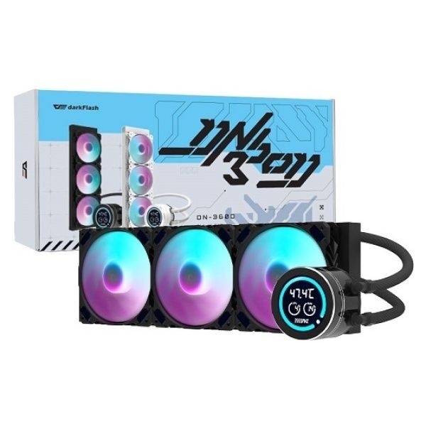 darkFlash NEBULA DN-360D ARGB CPU쿨러 블랙 4045976