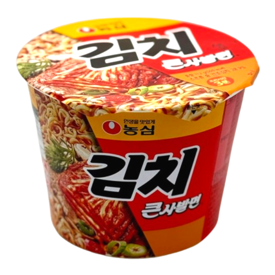 농심 김치 큰사발면 컵라면 112g x 16개