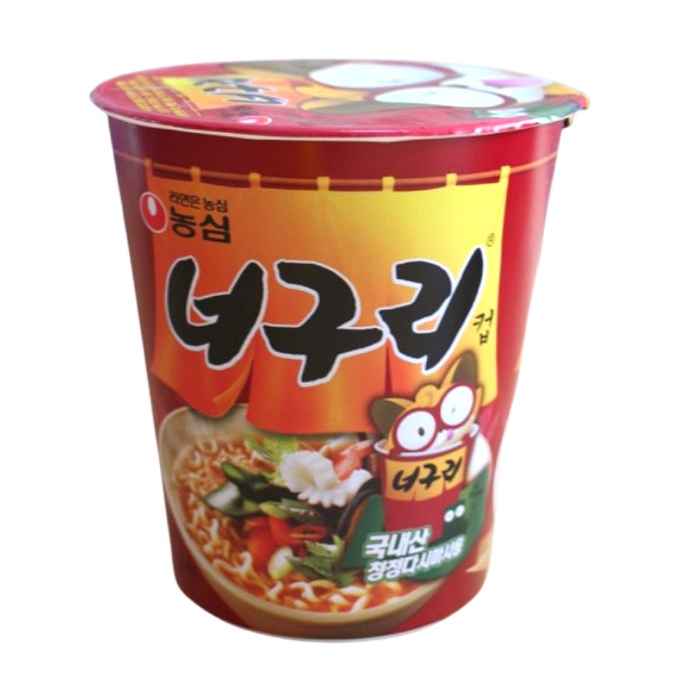 농심 너구리 작은컵 컵라면 62g x 30개
