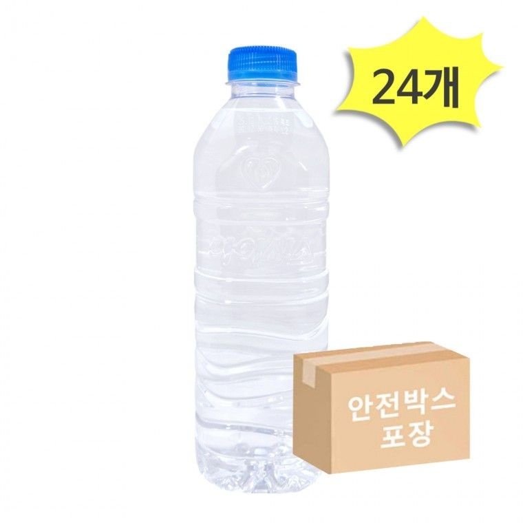 아이시스 무라벨 500ml X 24개 롯데칠성 먹는샘물